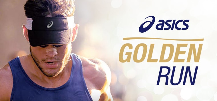 Apresentação logo ASICS GOLDEN RUN