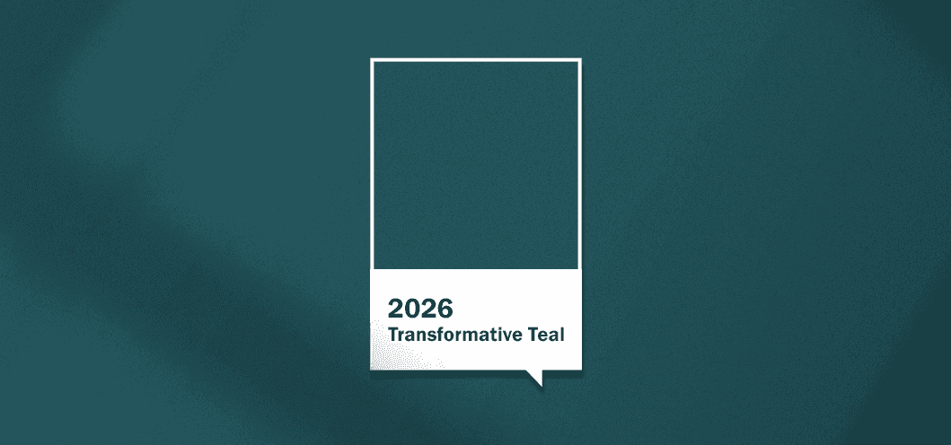 Transformative Teal é só uma cor? Não! É uma mensagem!